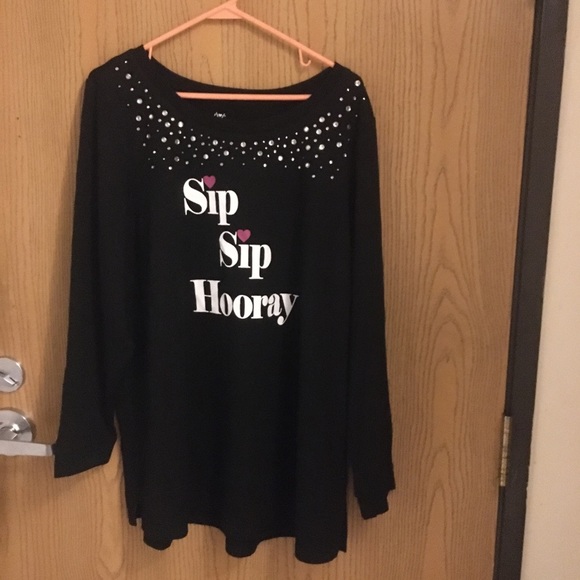 AVE Leisure SipSip hooray long sleeves shirt large (18/20) - Picture 1 of 5